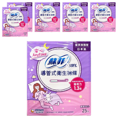 SOFY 蘇菲 導管式棉條 量多加強型, 25個, 6包