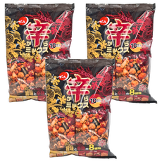 DENROKU 傳六 辣味什錦豆果子, 8種美味, 10袋入, 260g, 3袋