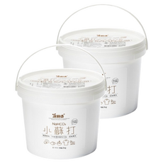 室翲香 小蘇打粉, 天然礦物質成分，安全無毒，環保不刺激，食品用洗潔劑，2公斤裝, 2kg, 2桶