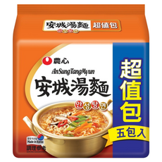 NONGSHIM 農心 安城湯麵 125g, 5包
