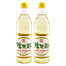 KONG YEN 工研 糯米醋 600ml, 糯米釀造, 酸度4.5%以上, 2瓶