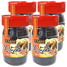 元歲本舖 熟炒黑芝麻粒, 嚴選特級黑芝麻, 100%精選黑芝麻, 無防腐劑, 台灣製造, 150g, 4罐