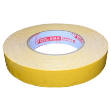鹿頭牌 雙面布膠帶 20mm x 25m 六捲裝 - 強力雙面膠帶，適用於手工藝、辦公室及家庭修繕, 6捲