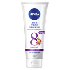 NIVEA 妮維雅 夜間亮白保濕修護乳液, 180ml, 1條