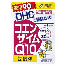 DHC 輔酶Q10膠囊食品，90日分，含維生素C，增強體力，促進代謝, 90顆, 209mg, 1包