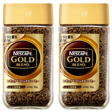 NESCAFE 雀巢咖啡 金牌微研磨咖啡, 80g, 2罐