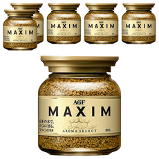 AGF MAXIM 咖啡粉, 80g, 6罐
