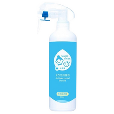 Water clean 水清淨 全方位抗菌液 350ml, 無酒精配方，居家辦公室適用, 1瓶