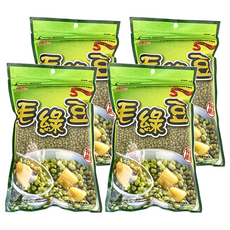 耆盛食品 毛綠豆 500g, 嚴選台灣綠豆, 退火去濕, 清熱解毒, 夏日冰涼消暑, 4包