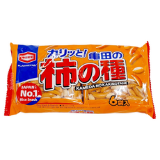 龜田製菓 柿之種 米果, 日本第一米果, 6袋入, 180g, 1包