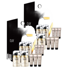 OLAY 歐蕾 台灣公司貨 多元修護組 日霜50g 2個 + 晚霜14g 3個, 2組