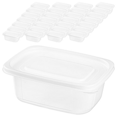 Tamsaa 一次性密封餐盒950ml，外帶餐盒，一次性餐具，50入, 1包, 50個