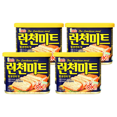 LOTTE FOODS 樂天午餐肉 340g*4罐組 (罐頭/即食/配菜/部隊鍋), 4罐
