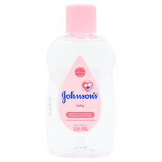 Johnson's 嬌生 嬰兒潤膚油 原味 中性配方 125mL, 1瓶