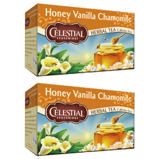 CELESTIAL SEASONINGS 詩尚草本 蜂蜜香草洋甘菊茶，無咖啡因, 2.35g, 20包, 2盒