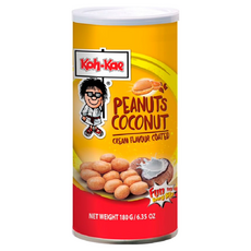 Koh-Kae 大哥 花生豆, 椰子口味, 奶油風味, 泰國必買名產, 180g, 1罐
