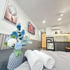 [호치민] 1군의 아파트먼트 (25m², 침실 1개, 프라이빗 욕실 1개)