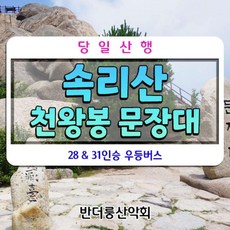 [충북 보은] 속리산 문장대 천왕봉 법주사 국립공원  28인승 리무진버스