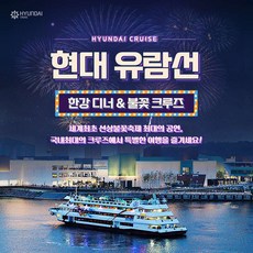 [김포] [현대유람선] 한강디너불꽃크루즈(~5/31)