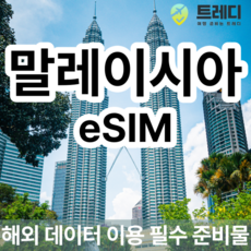 [말레이시아] 말레이시아 4G eSIM 일별 해외여행 데이터전용 말레이시아여행 필수 준비물