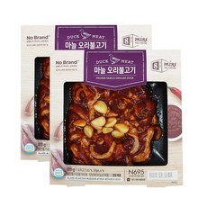 노브랜드 마늘 오리불고기300g x2, 단일상품