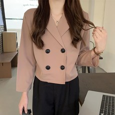 젝시믹스크롭라인자켓