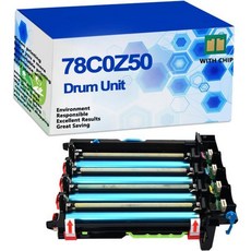 Lexmark MC2325 MC2425 MC25 MC2535 MC2640 프린터용 호환되는 78C0Z50 드럼 유닛 교체Sets1 팩, 1 Pack_Sets