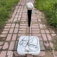 야구 연습기 리턴볼 기계 피칭 코칭 연습 티볼 배트 세트