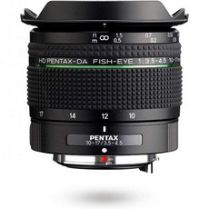 Pentax 펜탁스 HD-DA 피시아이 10-17mm F3.5-4.5 ED 초광각 줌 렌즈 콤팩트 & 경량 대각선 어안 K-1 II K-70 KP PENTAX DSLR 카메라 블랙