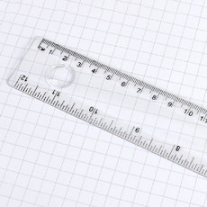 [혜명만물몰] 30CM 돋보기 플라스틱자