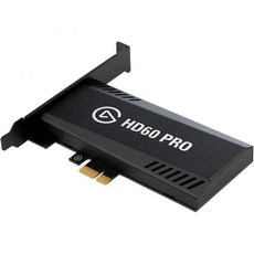 Elgato HD60 Pro1080p60 캡처 및 패스스루 PCIe 카드 저지연 기술 PS5 PS4 Xbox 시리즈 X/S One 블랙