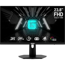 MSI G255F 25인치 1920 x 1080(FHD) 컴퓨터 모니터 180Hz 어댑티브 싱크 HDMI 디스플레이포트 VESA 마운트 가능 틸트 조절 스피커 1ms 블랙, G244F E2, 1개