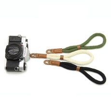 Leica q dlux m10 m6 m9 용 핸드 메이드 코튼 디지털 카메라 손목 스트랩 소프트 팔찌, 1개, 은-회색^0