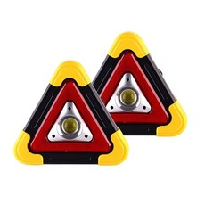 더쎈 휴대용 LED 안전 삼각대 2P