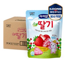 일동후디스 아이얌 동결건조 과일칩 순딸기(12g) 10개, 단품없음