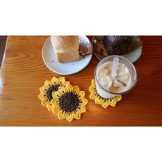[라미니팅] 코바늘DIY 해바라기티매트패키지