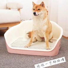 서랍식 반려동물 강아지 화장실 자동 물 씻기 개 변기 대형, 1개