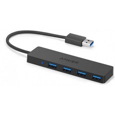 앵커 울트라 슬림 초경량 4 포트 USB 3.0 허브 맥북에 대 한 데이터 허브 맥북에 어/프로/미니 아이맥, 단일상품