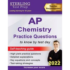 (영문도서) Sterling Test Prep AP Chemistry Practice Questions: High Yield AP Chemistry Questions & Review Paperback, English, 9781954725317 - ap-mnt-d