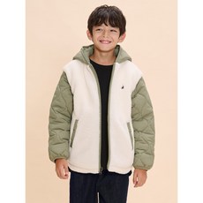 [백화점 출고] [24FW30%]리버서블 보아 패딩 점퍼 아이보리 (BI4938U900)