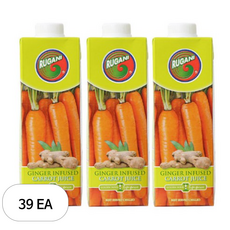 루가니 진저 당근주스, 750ml, 39개