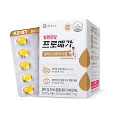 종근당건강 프로메가 알티지오메가3 듀얼 520mg 60캡슐 3개, 60정