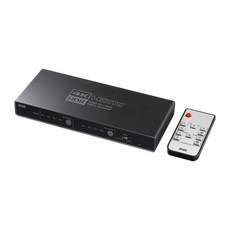 Sanwa Supply 산와 서플라이 HDMI 매트릭스 전환기 (4입력 2출력) 4K HDR 광디지털 출력 포함 SW-HDR42H, 상세페이지 참조, 1개