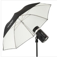 고독스 UBL-085W 화이트 엄브렐러 + 디퓨저/스튜디오 사진 촬영용 스트로보 조명 우산