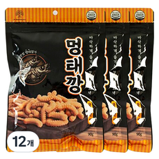 강아지 바삭한 멍태깡 간식, 12개, 90g, 혼합맛(명태/새우) - 깡이간식