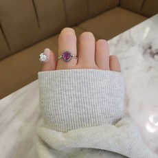7월탄생석루비천연석반지