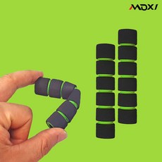 MOXI 자전거 킥보드 헬스기구 오토바이 애플펜 스펀지 브레이크그립, 초록 2개 1세트, 2개