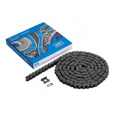 SKF 1001 심플렉스 리빗 롤러 체인 피치 1.25 ANSI 10피트 가열식 탄소강 추가 연결 링크, 40_Simplex, 1개