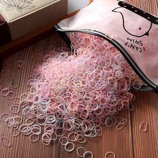 반려동물 헤어 고무 밴드 고탄성 개 고양이 액세서리 머리핀 그루밍 16 색 300, 01 300pcs, 11 Mixed-7