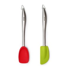 BERING(베링) 실리콘 조리도구 2종세트 (볶음스푼+스파추라)(색상선택가능), 볶음스푼 오렌지/스파츄라 레드